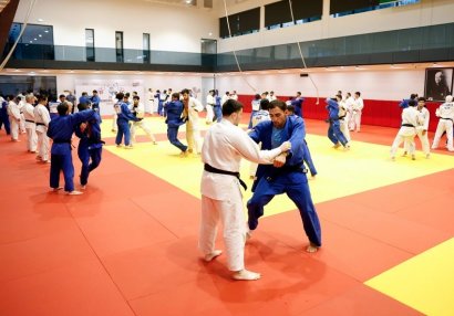 Azərbaycan paracüdoçuları olimpiyaçılarla birlikdə məşqlərə başladılar