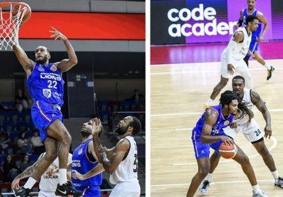 FIBA Avropa Kuboku: Azərbaycan komandalarının duelində "Neftçi" qalib gəldi