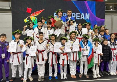 Azərbaycan taekvandoçuları Avropa birinciliyində 15 medal qazandılar