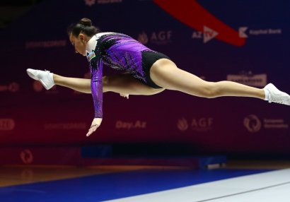 Gəncədə aerobika gimnastikası üzrə Avropa çempionatına yekun vuruldu