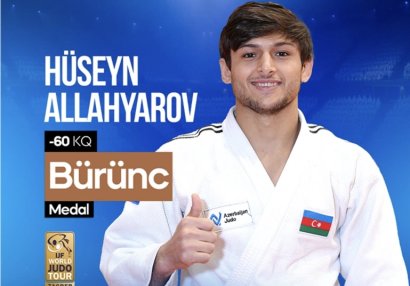 Azərbaycan cüdoçusu Qran-Pri turnirində bürünc medal qazandı