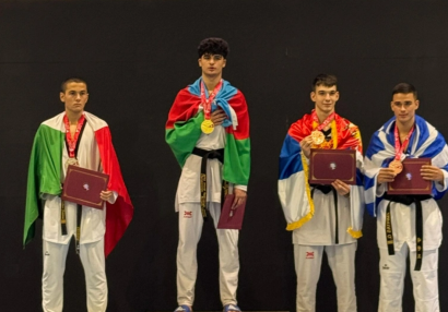 Azərbaycan taekvandoçuları İsveçrədə 5 medal qazandılar