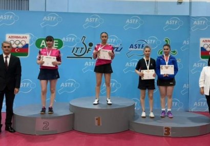 Stolüstü tennis üzrə Azərbaycan Kubokuna yekun vuruldu