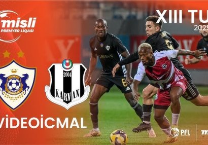 "Qarabağ" - "Karvan-Yevlax" matçından - VİDEO