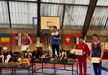 Azərbaycanlı gimnast beynəlxalq turnirdə 2 qızıl medal qazandı