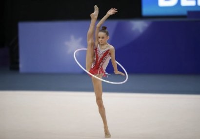 Milli Gimnastika Arenasında "Winter Fairytale" beynəlxalq turniri keçirildi