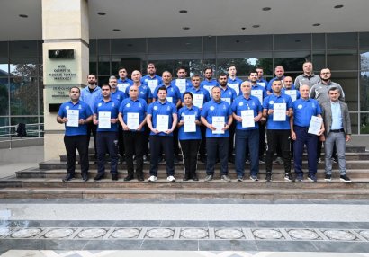 Mingəçevirdə məşqçi kursu keçirildi