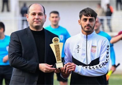 "Ayın qolu" layihəsinin qalibi mükafatlandırıldı