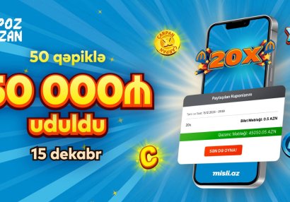 Misli.az-da ardıcıl 2 böyük uduş!