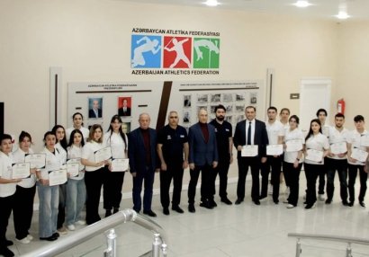 Azərbaycan Atletika Federasiyasında hakimlər üçün keçirilən seminara yekun vuruldu