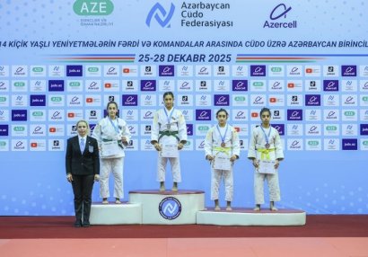 14 yaşadək cüdoçular arasında Azərbaycan birinciliyində fərdi mübarizələr başa çatdı