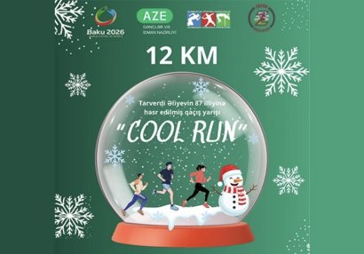 Bakıda 12 km məsafəyə qaçış yarışı təşkil olunacaq