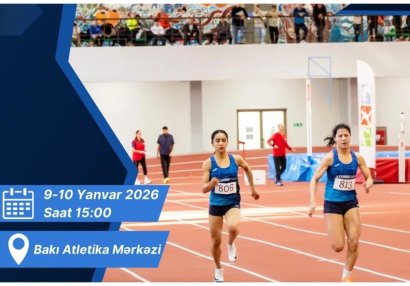 Atletika üzrə Bakı birinciliyi keçiriləcək