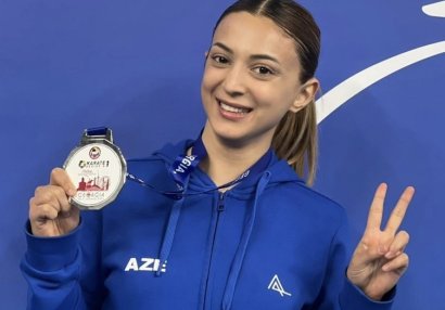 Azərbaycanın karateçisi Tbilisidə beynəlxalq turnirdə gümüş medal qazandı