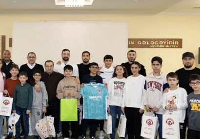 "Araz-Naxçıvan" rəhbərliyi və futbolçuları 1 saylı Uşaq evini ziyarət ediblər