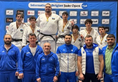 Azərbaycan cüdoçuları ilk gündə 7 medal qazandılar