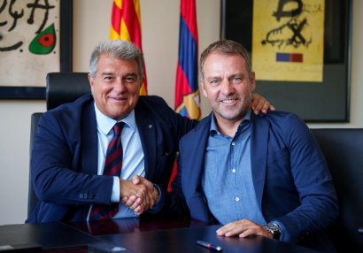 "Flik ürəyi istədiyi qədər "Barselona"nı çalışdıra bilər" - Joan Laporta