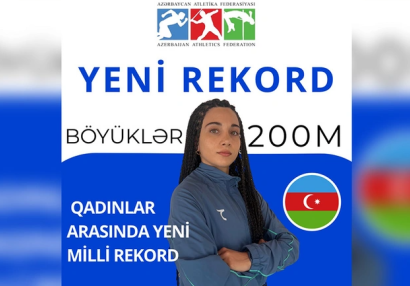 Lamiyə Vəliyeva Azərbaycan rekorduna imza atdı