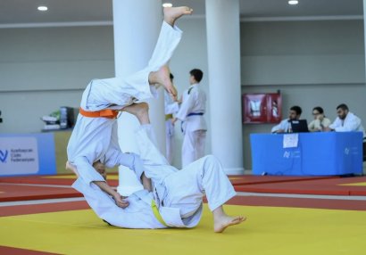 Abşeron Olimpiya İdman Kompleksində cüdo texnikaları imtahanı keçirilib