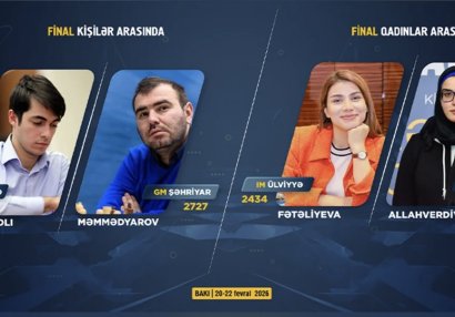 Şahmat üzrə Azərbaycan çempionatında final partiyaları oynanıldı