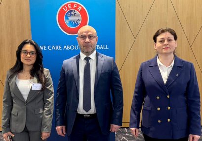 AFFA rəsmiləri UEFA-nın tədbirinə qatıldılar
