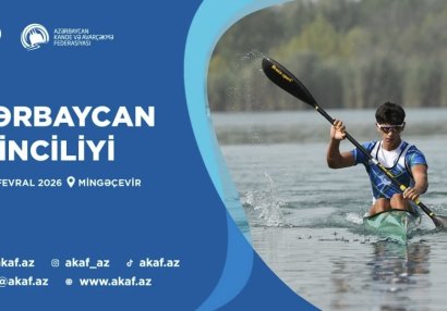 Avarçəkmə və kanoe üzrə Azərbaycan birinciliyi keçirildi