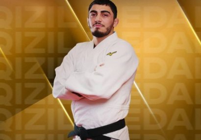 "Böyük Dəbilqə": Azərbaycanın daha bir cüdoçusu "qızıl" qazandı