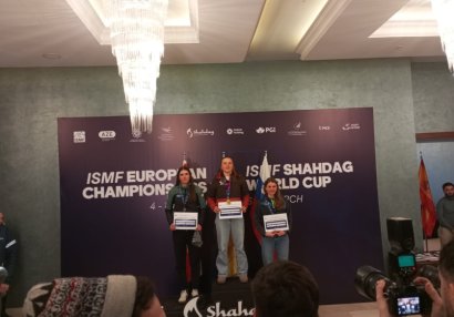 Xizək alpinizmi üzrə Avropa çempionatında ilk günün qalibləri mükafatlandırıldı