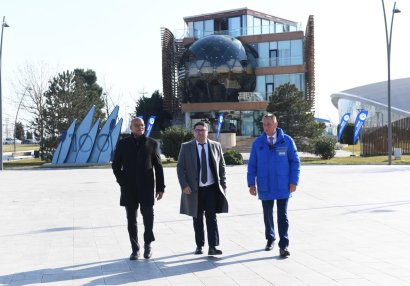 Beynəlxalq federasiya rəhbərləri Bakıda avarçəkmə məşqlərini izlədilər