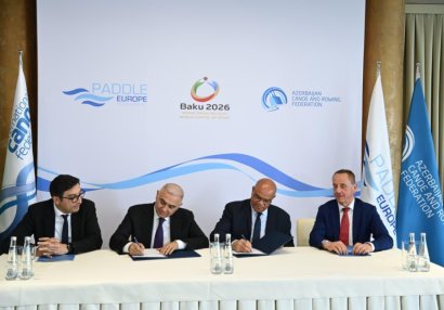 Azərbaycanda ilk dəfə Avropa Kanoe Assosiasiyasının ofisi açıldı