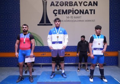 Ağırlıqqaldırma üzrə Azərbaycan çempionatı başa çatdı