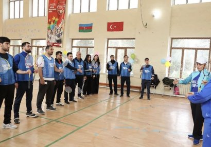 BWF-nin "Shuttle Time" layihəsi çərçivəsində badminton təlimləri keçirildi