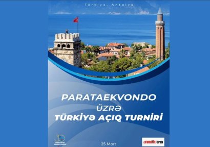 Azərbaycan parataekvondoçuları Türkiyədə 4 medal qazandılar