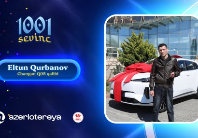 Şəmkirli 22 yaşlı gənc &ldquo;1001 Sevinc&rdquo;dən avtomobil qazandı