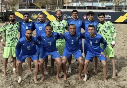 Çimərlik futbolu üzrə Azərbaycan millisi Moldovanı məğlub etdi
