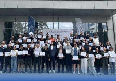Mingəçevirdə "Üzməyi Öyrənək" layihəsi üzrə məşqçi seminarı başa çatdı