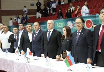 Bakıda karate üzrə "Grand Prix" beynəlxalq turnirinin açılış mərasimi keçirilib
