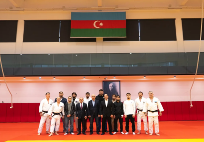 Avropa çempionatında iştirak edəcək Azərbaycan cüdoçuları ilə görüş keçirildi