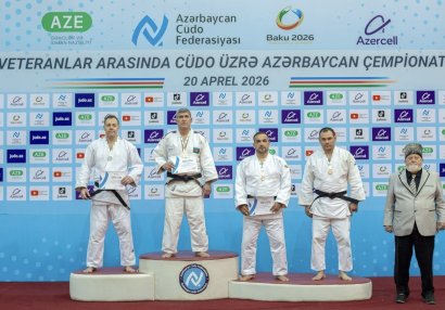 Cüdo üzrə veteranlar arasında Azərbaycan çempionatı keçirildi