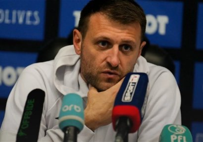 "Bu ağır məğlubiyyətə görə azarkeşlərimizdən üzr istəyirəm" - Vernidub