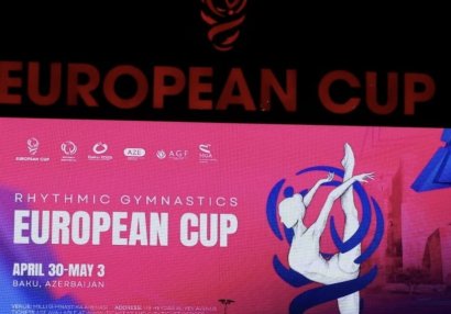 Bakıda bədii gimnastika üzrə Avropa Kubokunun açılış mərasimi olub