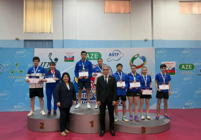 Stolüstü tennis üzrə Azərbaycan çempionatının qalibləri bəlli oldu