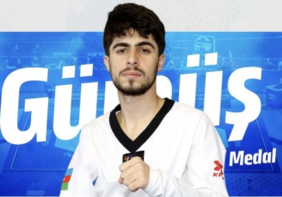 Azərbaycan parataekvondoçusu Avropa çempionatında gümüş medal qazanıb