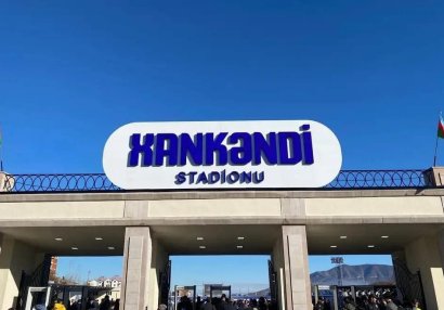 Xankəndi stadionu bu tarixdə tam hazır olacaq