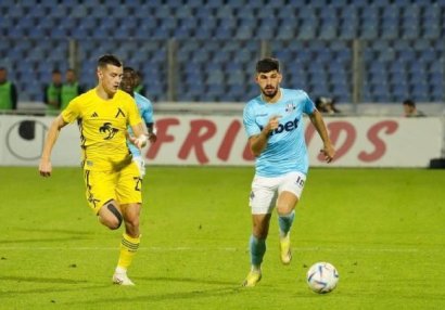 Azərbaycanlı futbolçu qol vurdu, komandası darmadağına sevindi
