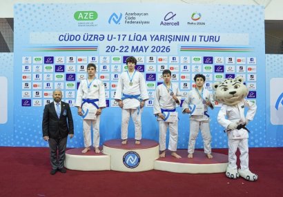 Cüdo üzrə yeniyetmələr arasında Liqa yarışının II turu başa çatdı