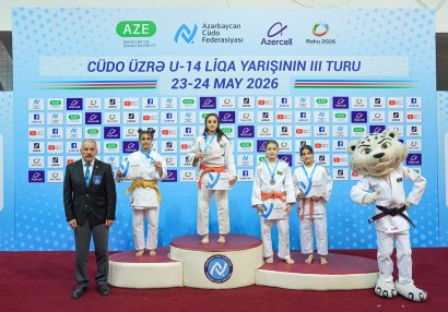 Cüdo üzrə U-14 yeniyetmələr arasında Liqa yarışının III turu başa çatdı