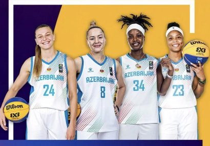 Azərbaycanın 3x3 qadın basketbol yığması Dünya Kubokunda Çexiyaya qalib gəlib