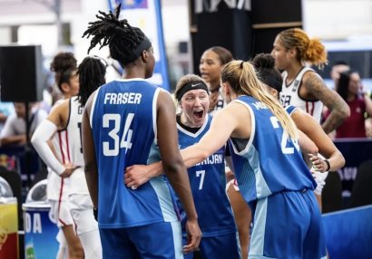 Azərbaycanın qadın basketbolçuları Avropa Kubokunun final mərhələsinə yüksəlib