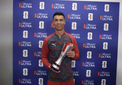 Ronaldu Portuqaliya - Özbəkistan matçının ən yaxşısı seçildi